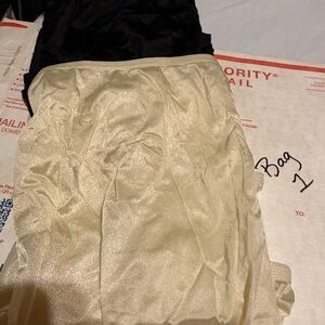 Vanity Fair Cream Satin Fabric